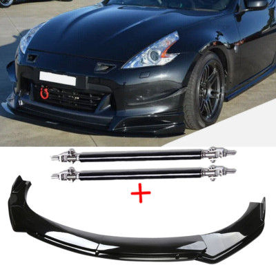 For Nissan 370Z 2009-2021 Front Bumper Lip Part Accessories Splitter Spoiler