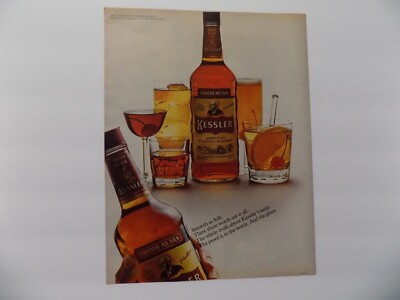 LOOK 1968/1 KESSLER SMOOTH AS SILK WHISKEY KENTUCKY