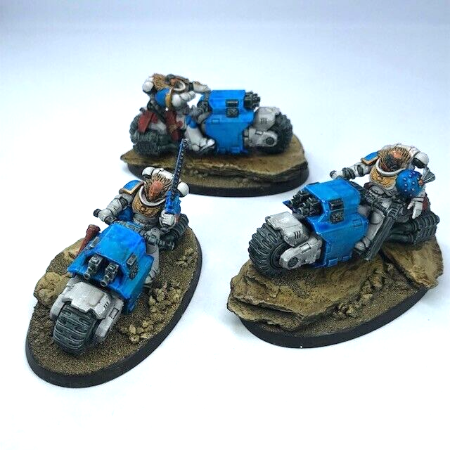Outriders Bike Squad Primaris Space Marines - Painted - Warhammer