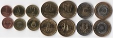 Argentina - set 7 coins 1 5 10 25 50 Cents 1 2 Pesos 2000 - 2016 UNC