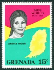 GRENADA 1971 15c SG435 mint MNH FG Winner of Miss World Competition Hosten ##W36