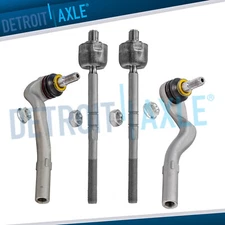 RWD Front Inner Outer Tie Rod Ends for Mercedes-Benz E350 E250 E550 E400 E63 AMG