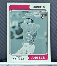 Ryan Aguilar 2023 Topps Heritage BLACK & WHITE VARIATION SP  RC #309 - Angels RC