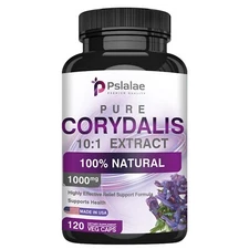 Corydalis Extract Capsules 1000mg - Pain Relief and Support Muscle Relaxation