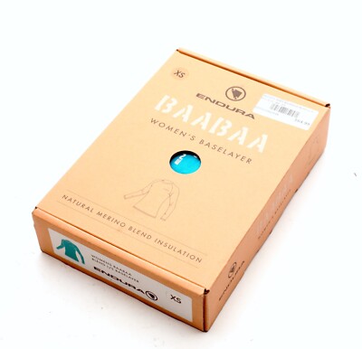 Endura Baabaa Baselayer XS Teal Blue Wool/ Lyocell Blend