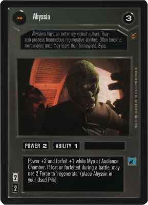 Abyssin (Jabba's Palace) | Decipher Star Wars CCG | NM/LP | eBay