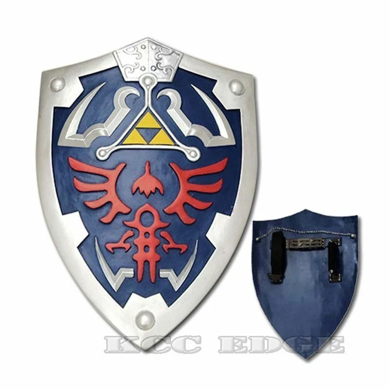 Zelda Link's Hylian Shield & Link's Master ESPADA AFILADA REAL CONJUNTO COMBINADO CALIENTE Foto 2 de 3