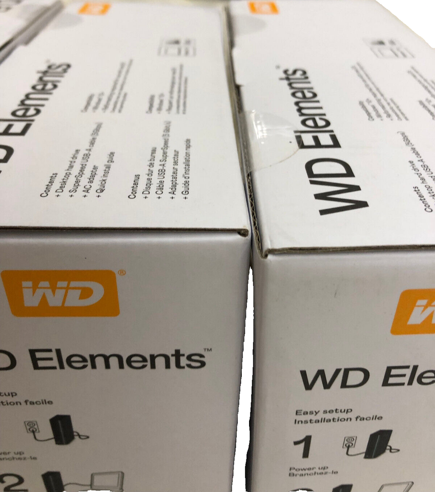 3x Western Digital WD Elements 24TB USB 3.0 External Hard Drive eBay