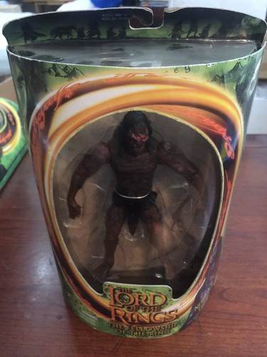 Figura de acción ToyBiz El Señor de los Anillos LOTR Fellowship NEWBORN LURTZ #81000 Nueva en paquete - Imagen 4 de 4