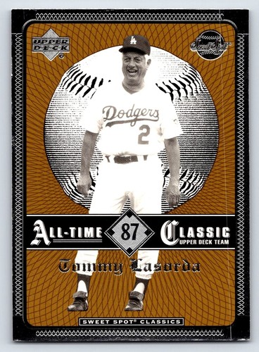 2002 Upper Deck Sweet Spot Classics - Tommy Lasorda #87 - 第 1/2 張圖片