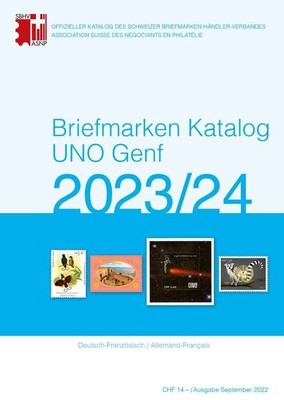 Briefmarken-Katalog SBK UNO Genf 2023/24