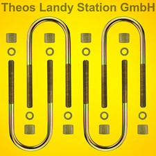 4x Bride Blattfeder für Daihatsu Rocky , Hinterachse, Federbride