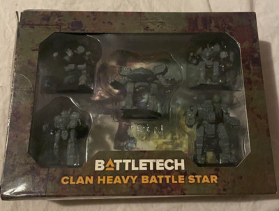 Battletech Clan Heavy Battle Star New Has Box Damage