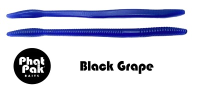 Slinky Worm Trick Worms 20-Pack - 6.5" Floating Bass Fishing Lures With Scent