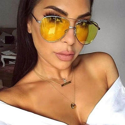 yellow shade aviators