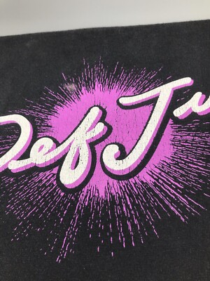 Authentic Def Jux T Shirt Definitive Jux Record Label Black Purple