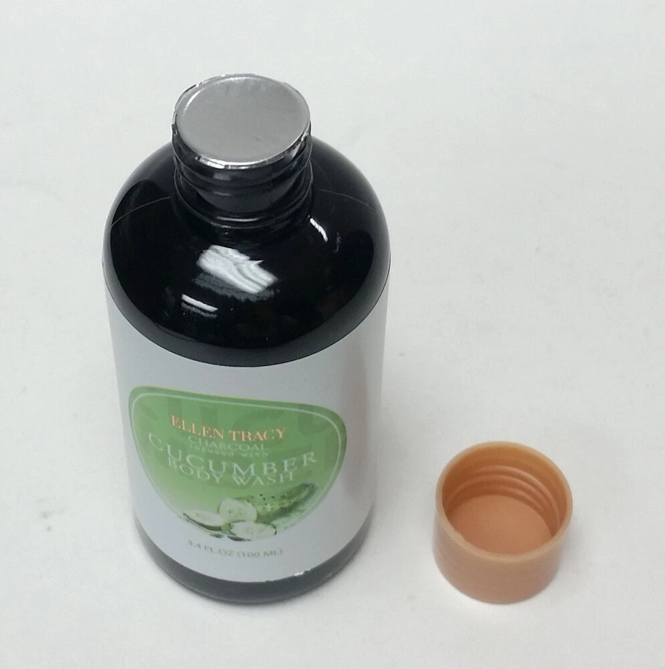 Ellen Tracy Charcoal Infused with Cucumber Body Wash 3.4 fl oz / 100 mL - Image 3 of 3
