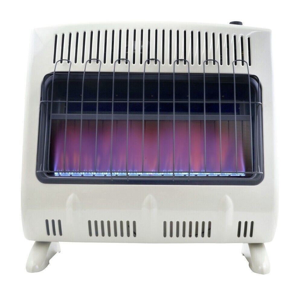 Mr. Heater MHVFBF30NGT 30 000 BTU Vent Blue Flame Natural Gas Heater - Gray  for sale online | eBay