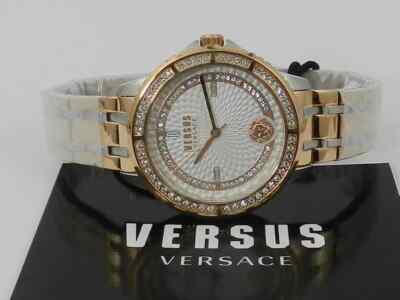 Versus Versace Womens Montorgueil Crystal Rose Gold 38mm Bracelet