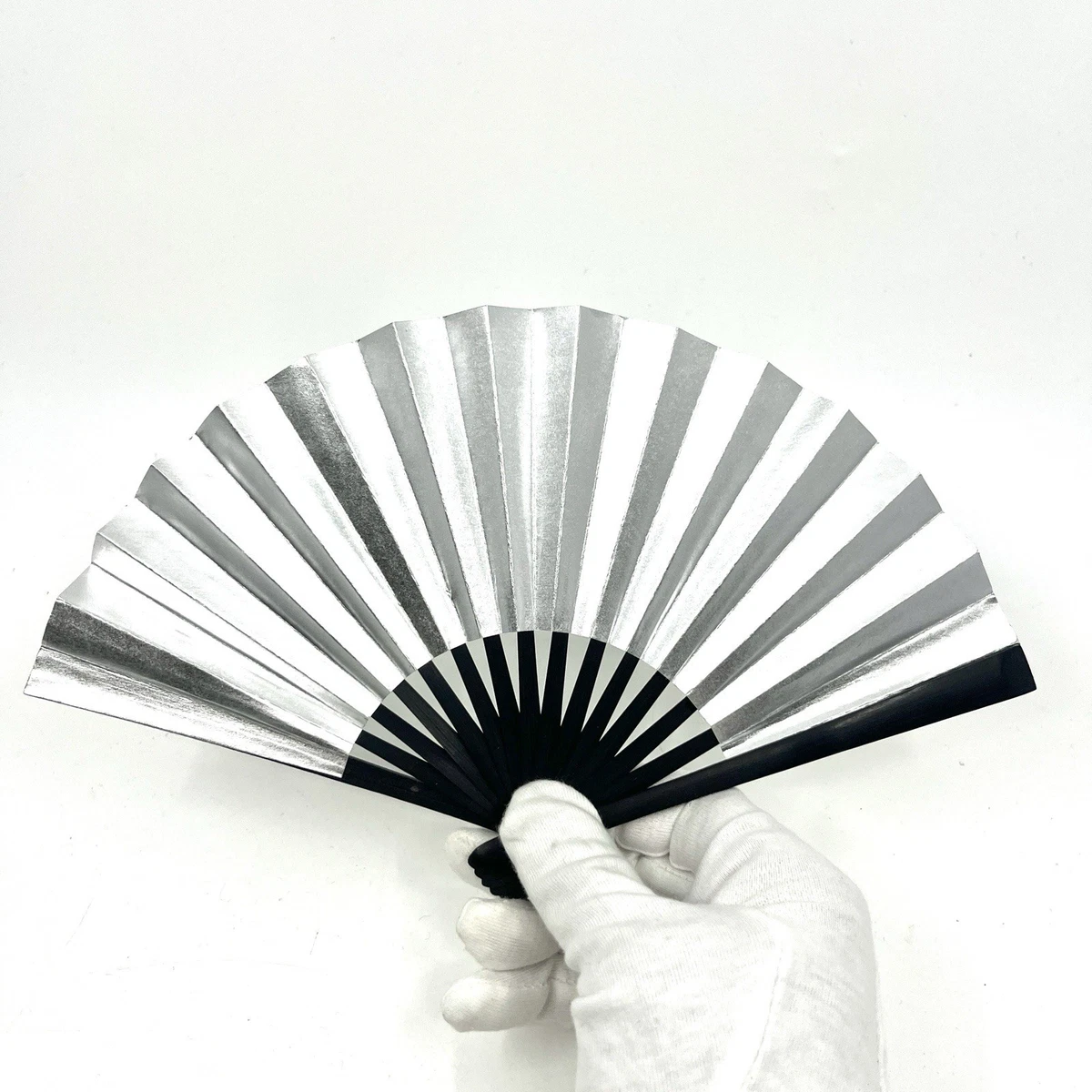 银色古董日本球迷| eBay