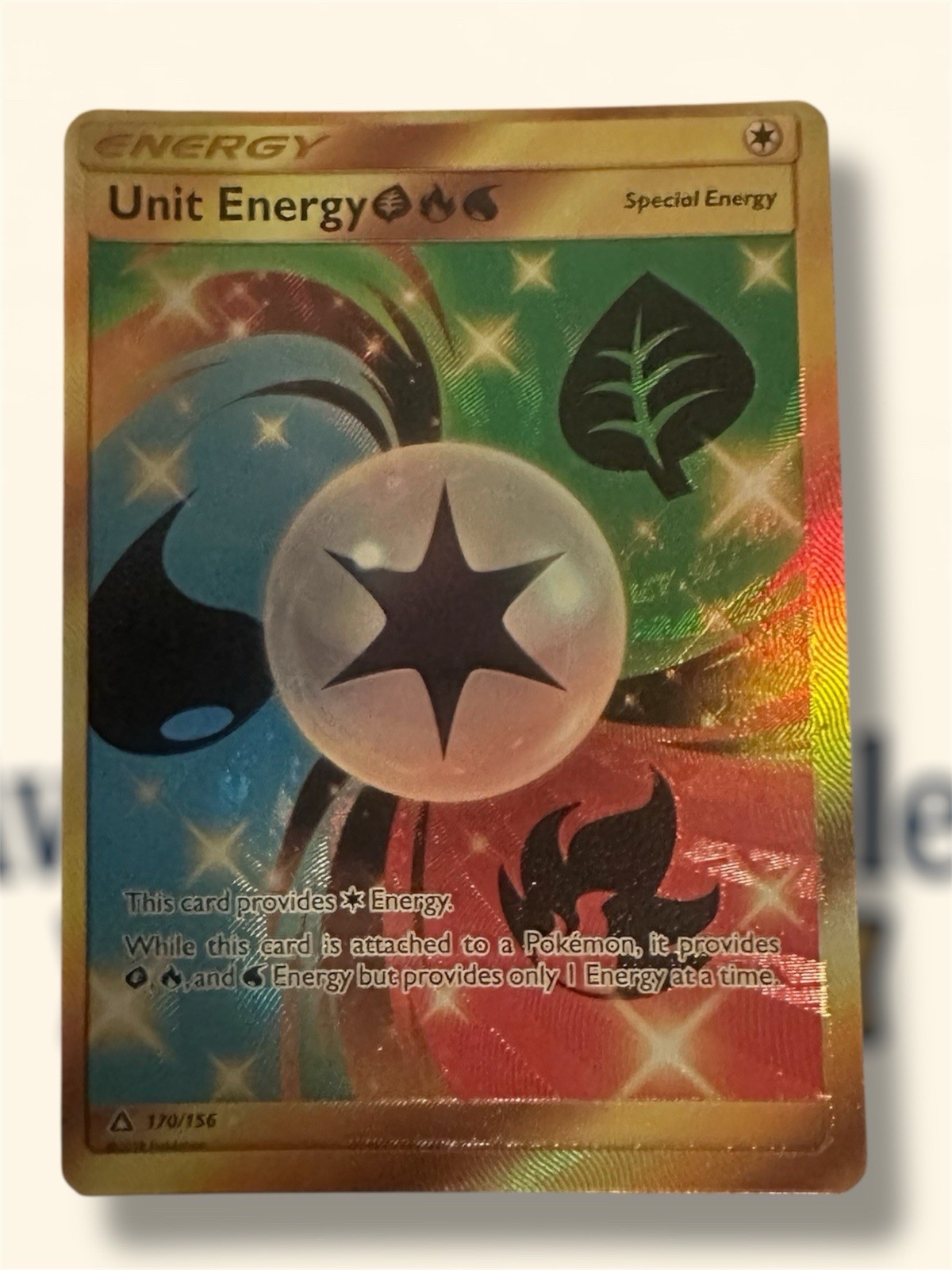 Unit Energy Gold Fullart GFW #170 Pokemon Ultra Prism