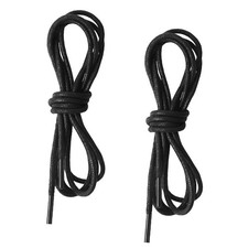 2 Pairs Waxed Oxford Shoelaces for Dress Shoes, 90cm/35.4 Round Replacement S...