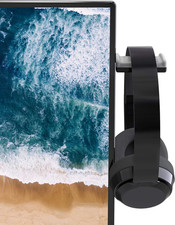 Monitor Stand for Headphones and Headsets Premium-Grade Holder Saves Desk Space