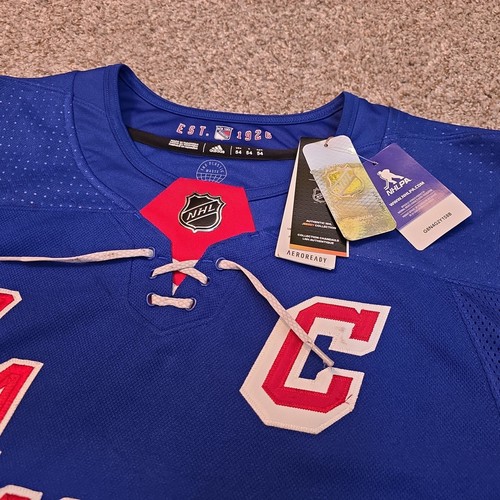 Jacob Trouba Captain Trikot New York Rangers Hockey Fanatics Herren blau Home 54 - Bild 5 von 10