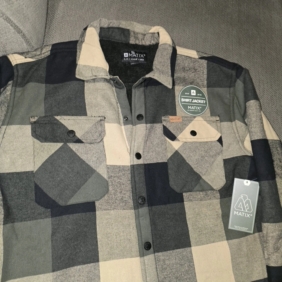 CHAQUETA CAMISA GRANDE MATIX DK CAQUI/CAQUI OSCURO PARA HOMBRE Franela Foto 3 de 4
