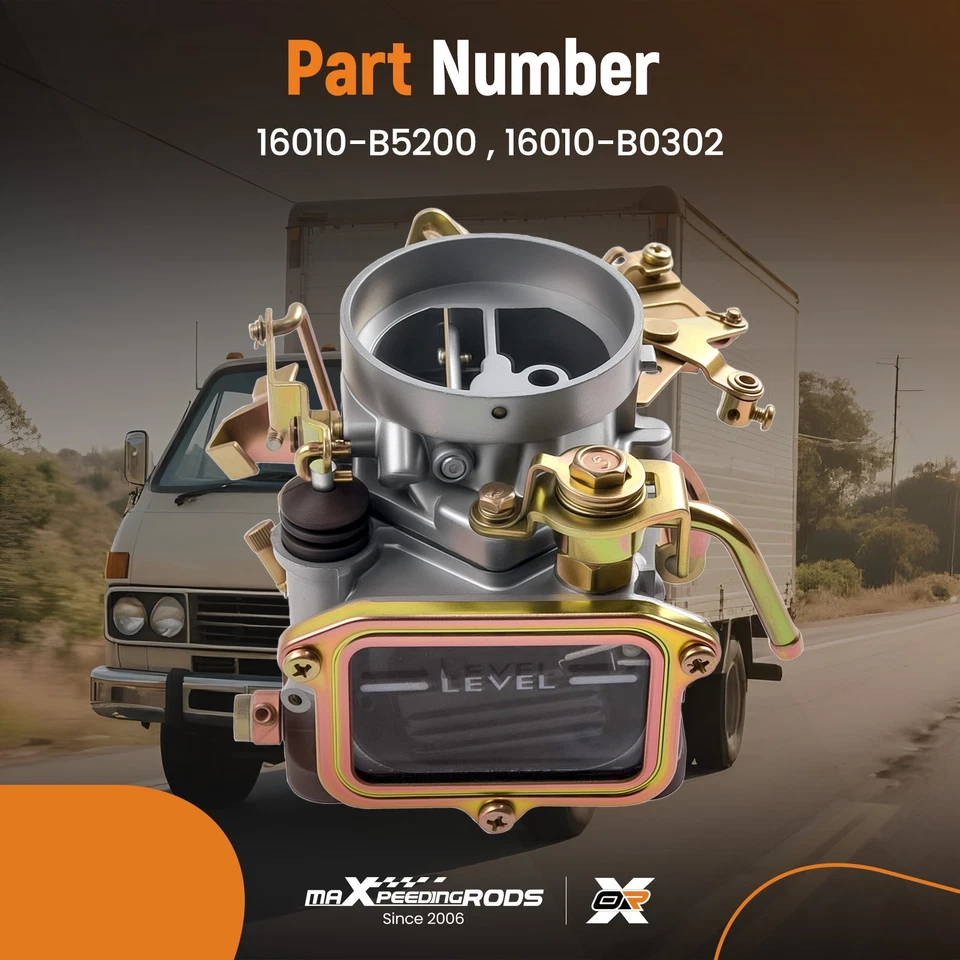 Carburador para camioneta Nissan Datsun 521 620 720 sedán 710 Cabstar PA321 J15 1,5 L Foto 4 de 4