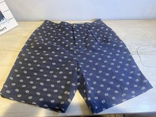 VTG Tommy Hilfiger Preppy 100 Cotton Sailing Shorts Y2K Navy Blue Mens size 32