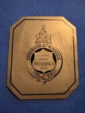 Wine label wine label - old COGNAC GRANDE FINE CHAMPAGNE 1921 - RARE