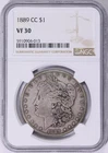 1889-CC VF30 Morgan Silver Dollar NGC - KEY DATE!!