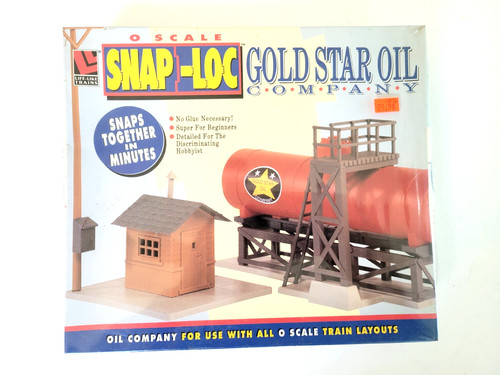 KIT DE CONSTRUCCIÓN DE TANQUES DE ALMACENAMIENTO LIFE-LIKE O SCALE GOLD STAR OIL COMPANY #1551 - NUEVO | Condition: New