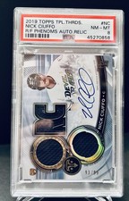 2019 Topps Triple Threads Nick Ciuffo Auto Phenoms Auto Relic /99