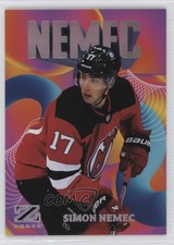 2023-24 Skybox Metal Universe Z-Force Rave 336/399 Simon Nemec #47 7m7