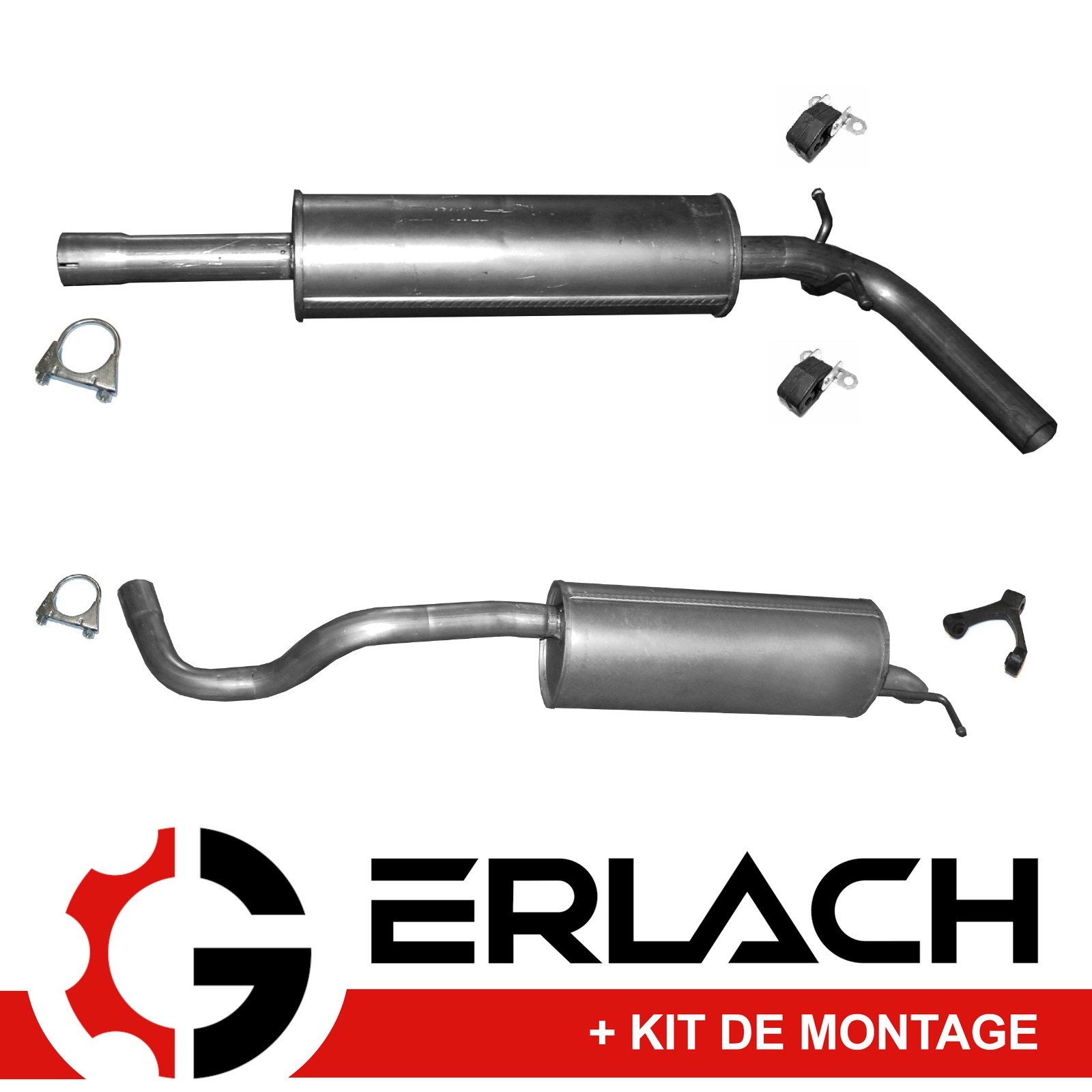 Silencieux échappement Seat Toledo Skoda Rapid 9087 contre le bruit moteur