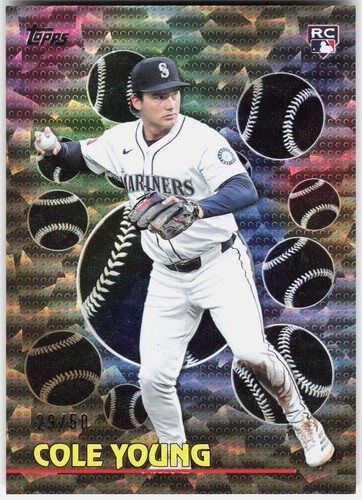 Cole Young [Gold Crackle] #TOG-39 2026 Topps Series 2 Titans Of The Game card
