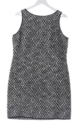 MAX STUDIO A-Linien Kleid Damen Kleid Gr. DE 40 hellgrau-schwarz Elegant