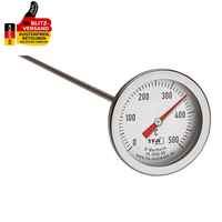 TFA Dostmann Profi Backofenthermometer, 14.1035.60, Aus Edelstahl, Mit Langem Te