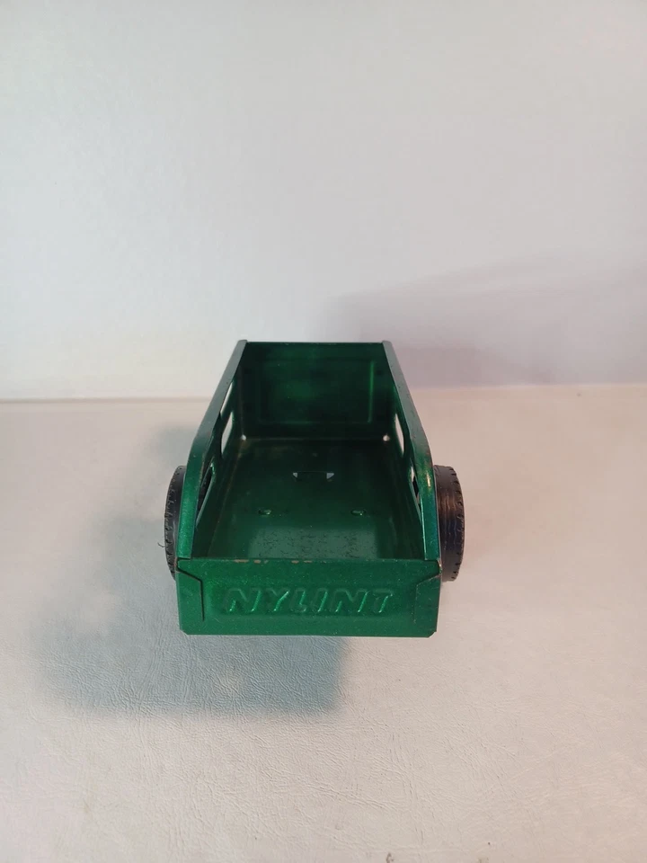 Vintage Nylint Pressed Steel Green Metal Muscle Utility Trailer - Nice! - Image 4 of 4