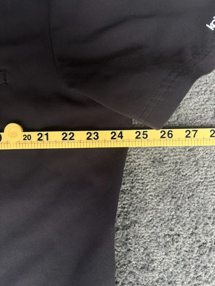 Пуловер Koi Next Gen Scrub Top XL черный эластичный с v-образным вырезом короткий рукав - Изображение 2 из 4