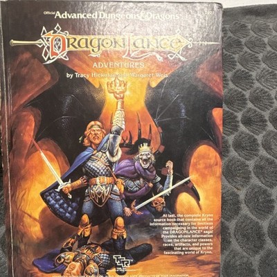 TSR Dragonlance Adventures Sourcebook Dungeons & Dragons Tracy Hickman Weis 1987