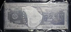 Highland Mint 20 Trillion Dollars Bald Eagle 4 oz .999 Fine Silver Note Art Bar