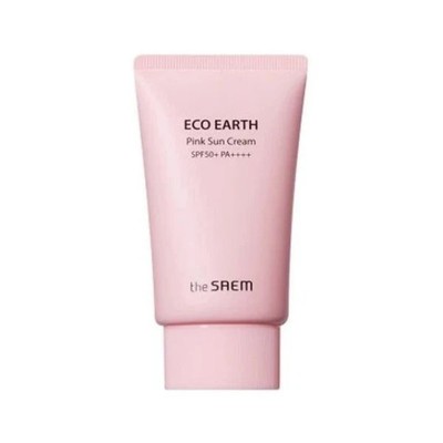 THE SAEM Eco Earth Pink Sun Cream SPF50+ PA++++ 50g  / k-beauty