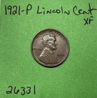 1921-P Lincoln Wheat Cent / Penny 1c Xf Extra Fine