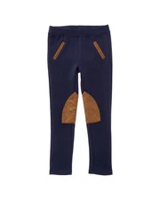 Hope & Henry Ponte Riding Pant Blue 12-18M
