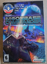 MoonBase Commander (2002) PC Small Box New Factory Sealed US Retail Edition