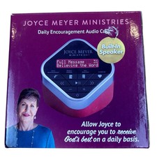 Joyce Meyer Ministries Daily Encouragement Audio Cube Built-In Speaker NEW