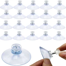 10/5Pcs Suction Cups with Screw 32/41/53mm PVC Plastic Sucker Pad Holder with Sc